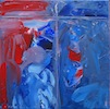 Abstract Blue and Red